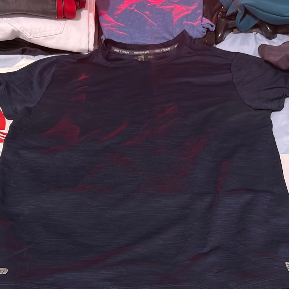 Navy Blue Athletic T-Shirt